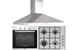 Prima Oven  Gas Hob & Chimney Hood Pack - St/Steel