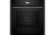 Neff N70 B24CR31G0B B/I Single Electric Oven - Black w/Graphite Grey Trim