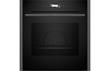 Neff N70 B24CR71G0B B/I Single Pyrolytic Oven - Black w/Graphite Grey Trim