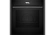 Neff N70 B54CR31G0B B/I Single Slide&Hide Electric Oven - Black w/Steel Trim