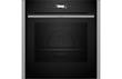 Neff N70 B54CR71N0B B/I Single Slide&Hide Pyrolytic Oven - Black w/Steel Trim