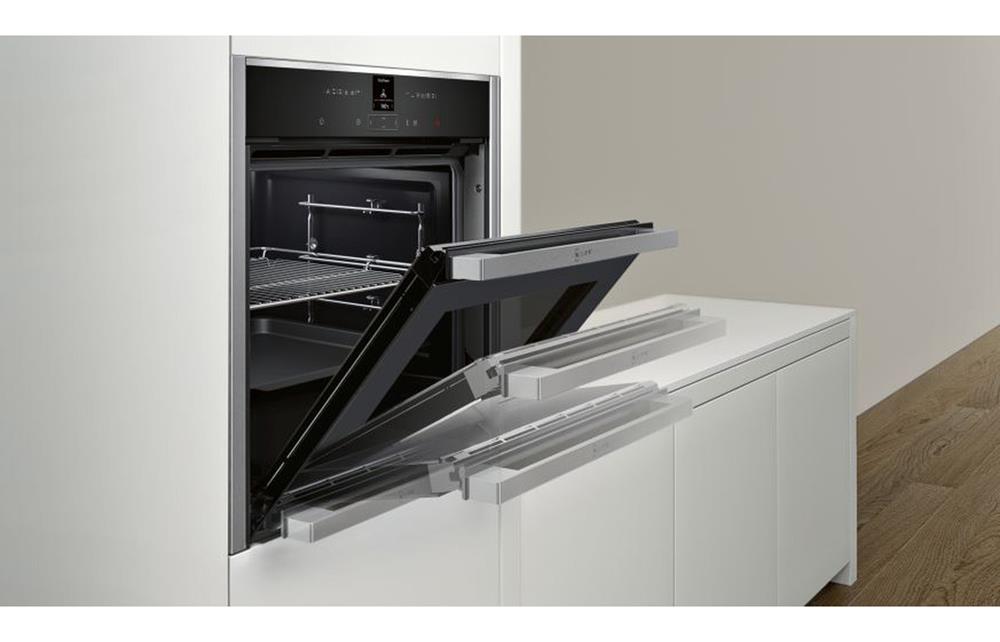 Neff N70 Pyrolytic Oven Microwave Pack B57CR22N0B C17UR02N0B