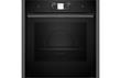 Neff N90 B64VT73G0B B/I Single Slide&Hide Pyrolytic Oven w/Added Steam - Black w/Graphite Grey Trim
