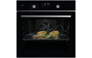 AEG GA5PB501AB Single Pyrolytic Oven w/Steam - Black