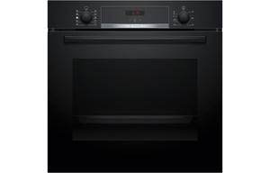 Bosch Series 4 HQA534BB3B Single Electric Oven w/Added Steam - Black
