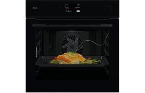 AEG NBB8S731AB Single Electric Oven w/Steam - Black