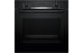 Bosch Series 4 HQA534BB3B Single Electric Oven w/Added Steam - Black