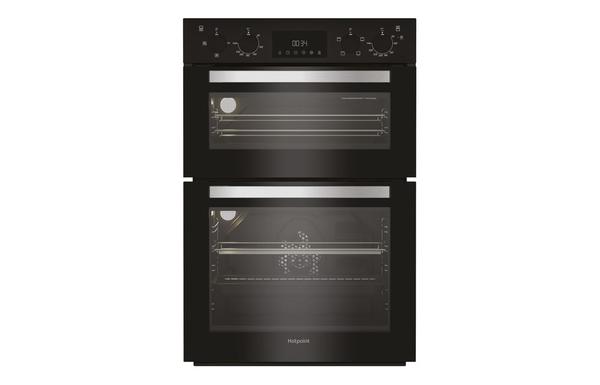 Hotpoint DIH 10D B Double Electric Oven - Black