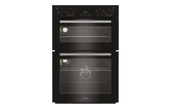 Indesit DII 10D B Double Electric Oven - Black
