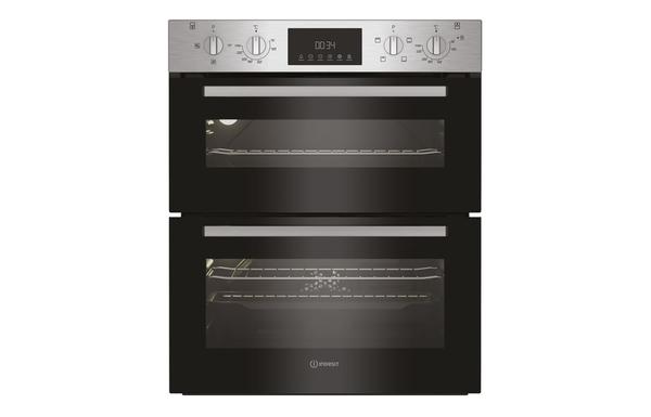 Indesit DUI 10D IX Built Under Double Electric Oven - St/Steel