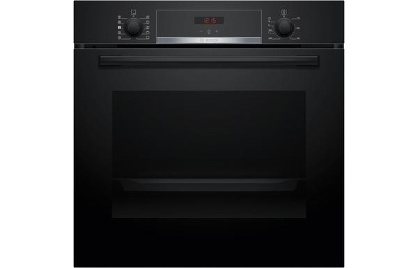 Bosch Series 4 HQA534BB3B Single Electric Oven w/Added Steam - Black