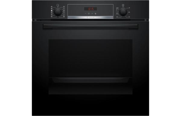 Bosch Series 4 HQA574BB3B Single Pyrolytic Oven w/Added Steam - Black