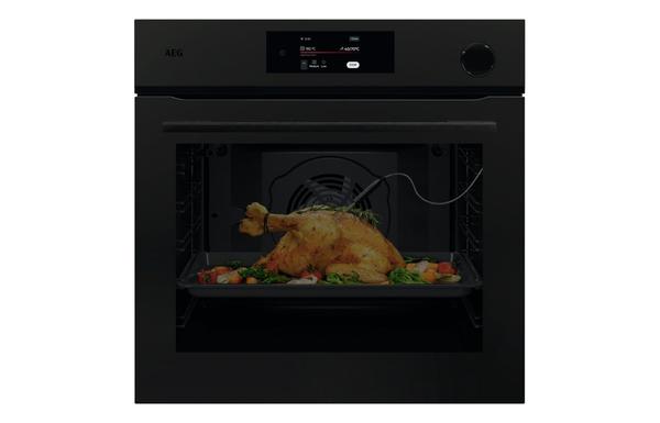 AEG NBR7P731ST Single Pyrolytic Oven w/Steam - Matt Black