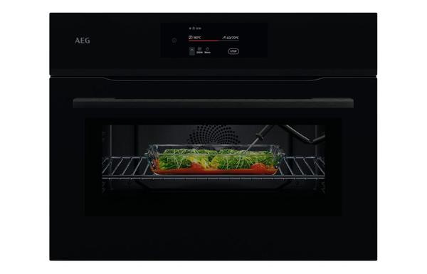 AEG NKK8N721B Compact Electric Oven - Black