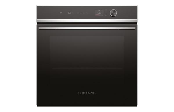 Fisher & Paykel Series 7 OB60SD13PLX1 13 Function Single Pyrolytic Oven - Black & St/Steel