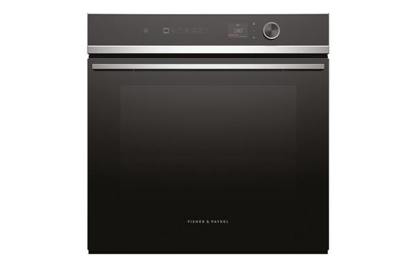 Fisher & Paykel Series 7 OB60SD16PLX1 16 Function Single Pyrolytic Oven - Black & St/Steel