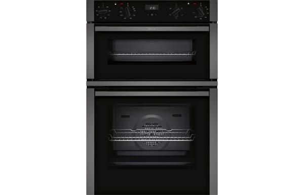 Neff N50 U1ACE2AG3B Double Electric Oven - Graphite Grey