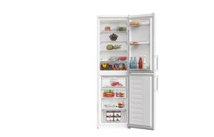 Indesit IKNH 1261 W4UK F/S Frost Free 50/50 Fridge Freezer - White