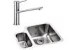 Abode Matrix 1.5B RHMB Undermount St/Steel Sink & Specto Tap Pack