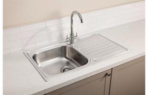 Abode Stria 1B Inset Sink & Marido Tap Pack
