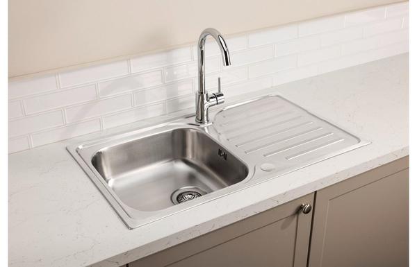 Abode Stria 1B Inset Sink & Nico Tap Pack