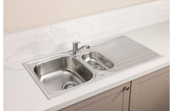 Abode Stria 1.5B Inset Sink & Hilton Tap Pack