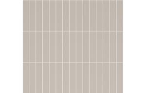 Fibo 4x20cm Vertical Tile 600x900mm Splashback - Warm Grey (Pk/2)
