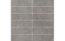 Fibo 30x10cm Rectangular Tile 600x900mm Splashback - Grey Sahara (Pk/2)