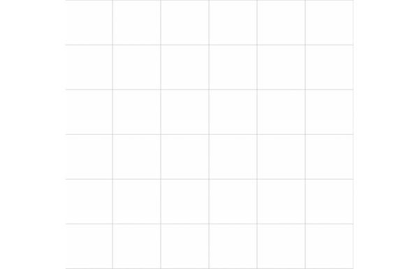 Fibo 10x10cm Square Tile 600x580mm Splashback - Denver White (Pk/2)