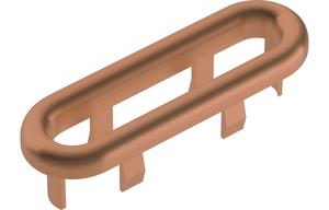 Oval Overflow Ring - Brushed Bronze