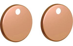 Toilet Seat Cover Caps - Brushed Bronze