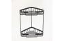 Fine 2-Tier Storage Basket - Black