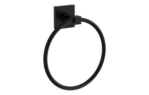VitrA Root Round Towel Loop - Matt Black
