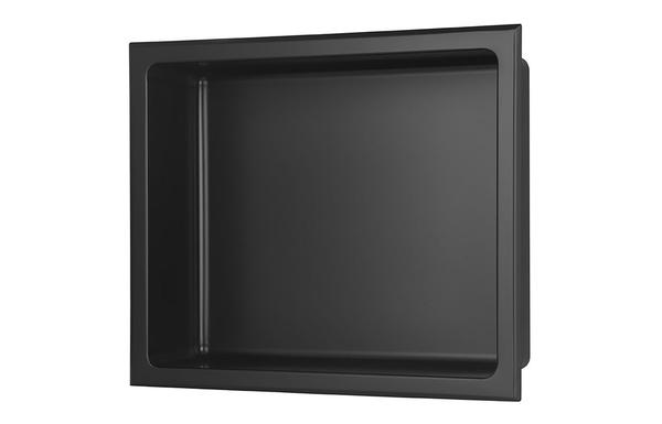 305x360mm Bathroom Niche - Matt Black