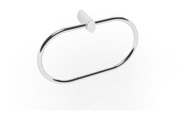 Rhona Towel Ring - Chrome