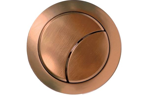 Dual Push Button Cover (Rod) - Brushed Bronze