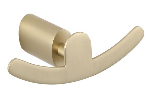 Rhona Robe Hook - Brushed Brass