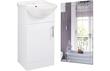 Tarassa 450mm Floor Standing Basin Unit & Mirror Pack