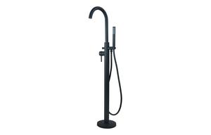 Pontias Floor Standing Bath/Shower Mixer - Matt Black