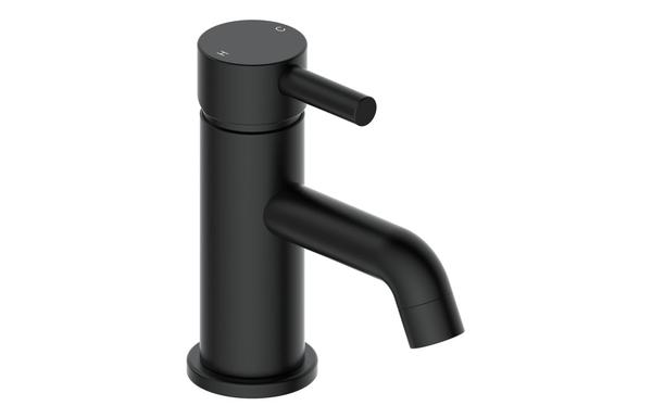 Pontias Cloakroom Basin Mixer & Waste - Matt Black