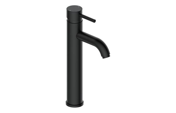 Pontias Tall Basin Mixer - Matt Black