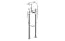 Abode Sentiment Extension Legs for Bath Filler & BSM - Chrome