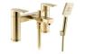 Abode Aquip Deck Mounted Bath Shower Mixer - Brushed Brass
