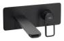 Abode Levarto Wall Mounted Basin/Bath Mixer - Matt Black