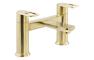 Abode Levarto Deck Mounted Bath Filler - Brushed Brass