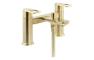 Abode Levarto Deck Mounted Bath Shower Mixer - Brushed Brass