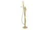 Abode Levarto Floor Standing Bath Shower Mixer - Brushed Brass