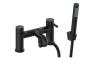 Pontias Bath/Shower Mixer & Bracket - Matt Black