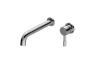 Pontias 220mm Wall Mounted Basin Mixer - Chrome