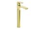 VitrA Root Round Tall Basin Mixer - Soft Gold